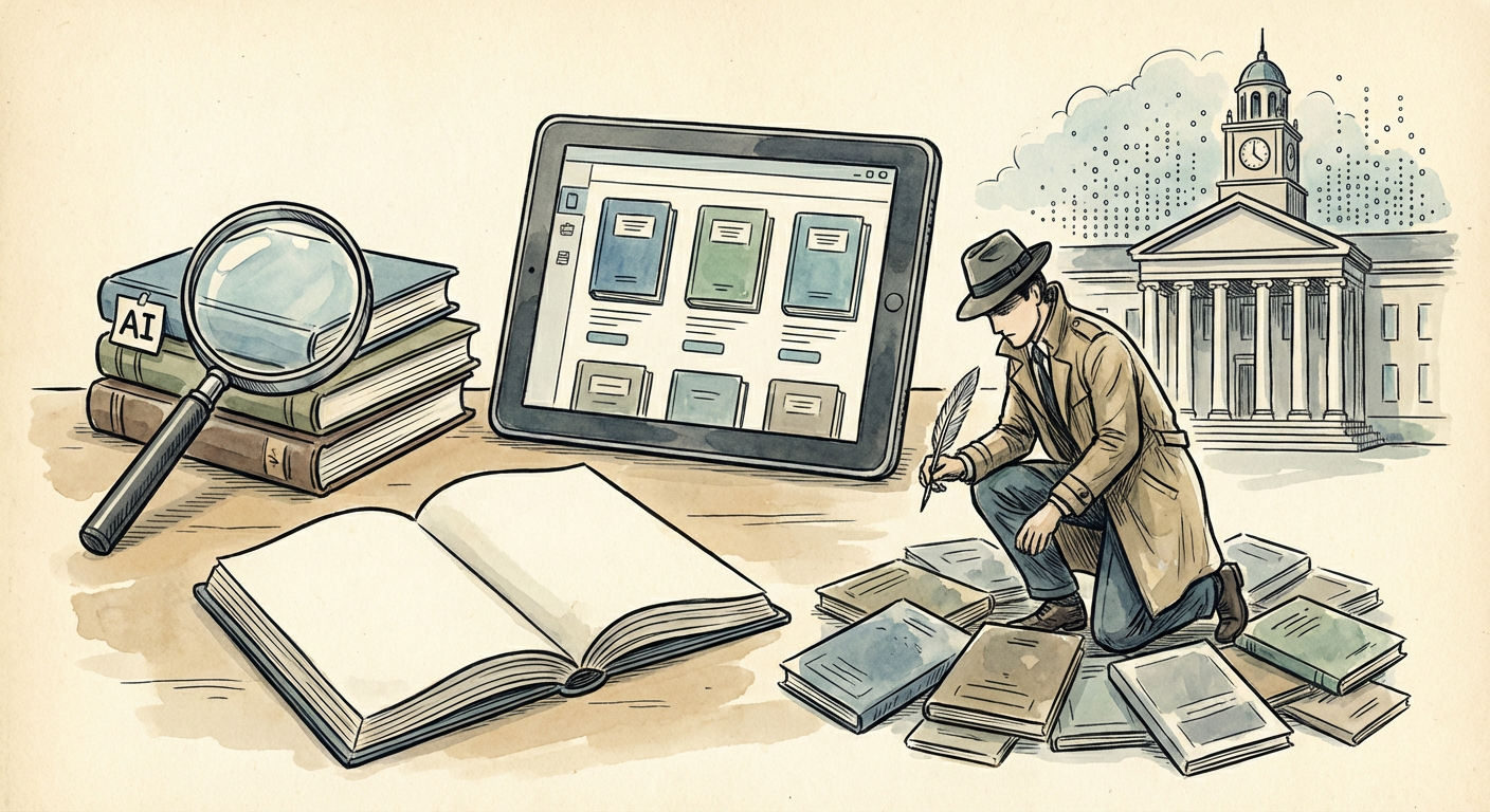 Illustration for The Dupe Book Economy: How AI Knockoffs Are Rewiring What Publishers Actually Want to Buy